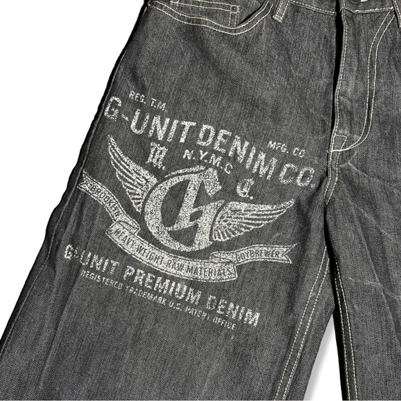 Vintage Y2K G-UNIT Baggy Denim Shorts - Picture 3 of 6